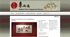 Desktop Screenshot of motherchusvegetarian.com.au